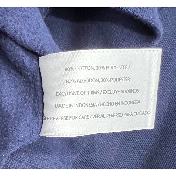 Orvis Signature Quarter Zip Sweatshirt Navy Blue Sweater Size XL - Picture 5 of 5